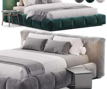 Modern Double Bed-ID:423784026