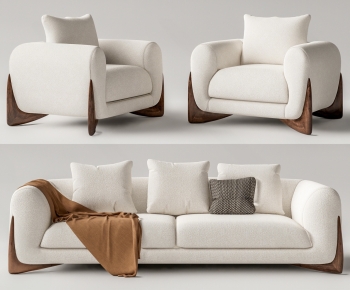 Wabi-sabi Style A Sofa For Two-ID:436420924