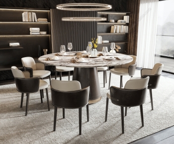 Modern Dining Table And Chairs-ID:235335116