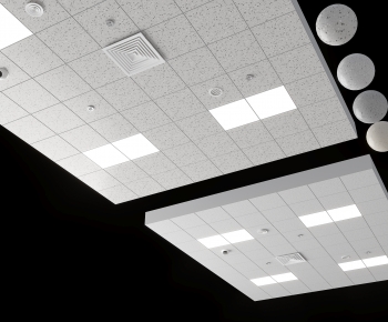 Modern Suspended Ceiling-ID:748534926