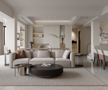 Modern A Living Room-ID:982805972