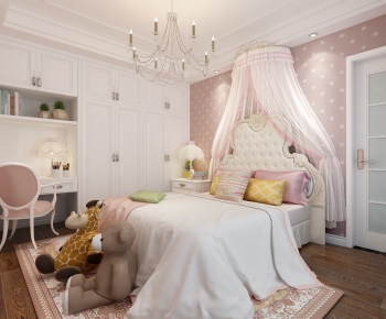 American Style Girl's Room Daughter's Room-ID:410348892