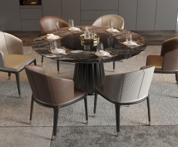 Modern Dining Table And Chairs-ID:356543068
