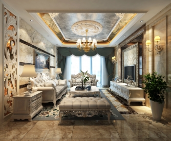 European Style A Living Room-ID:110490089