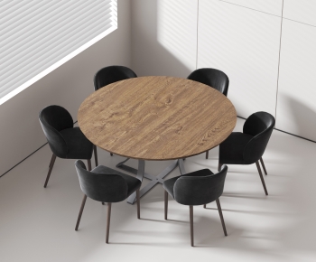 Modern Dining Table And Chairs-ID:872991188