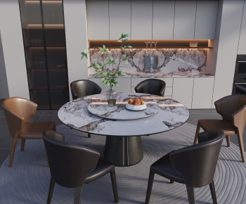 Modern Dining Table And Chairs-ID:300319916