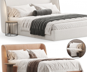 Modern Double Bed-ID:711350498