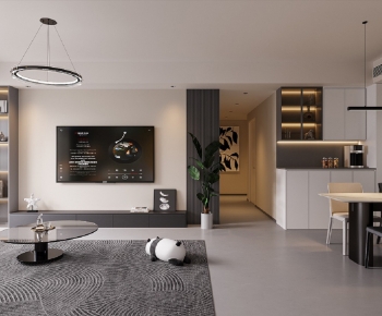 Modern A Living Room-ID:306689788