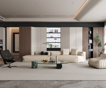 Modern A Living Room-ID:618623024