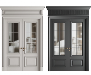 Simple European Style Double Door-ID:906030894