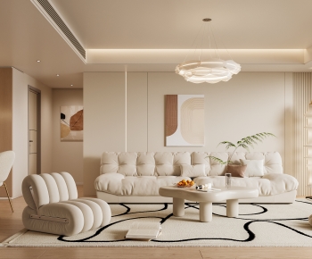 Modern A Living Room-ID:868123053
