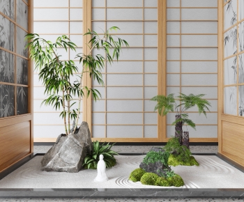 Japanese Style Plant Landscaping-ID:585079917