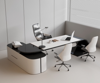 Modern Office Desk And Chair-ID:462910893