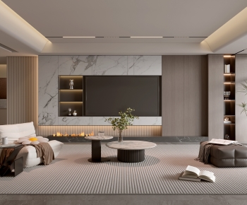Modern A Living Room-ID:403637897