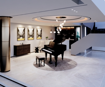 Modern Piano Room-ID:367855072