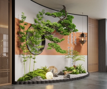 New Chinese Style Plant Landscaping-ID:296907904