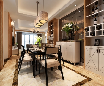 Post Modern Style Dining Room-ID:271909003