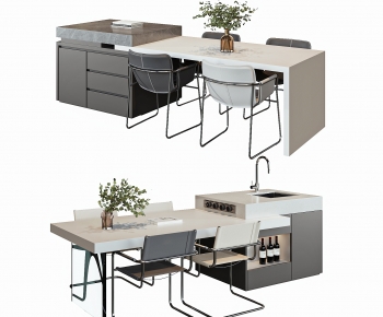Modern Dining Table And Chairs-ID:990720992