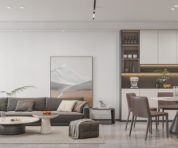 Modern A Living Room-ID:181744104