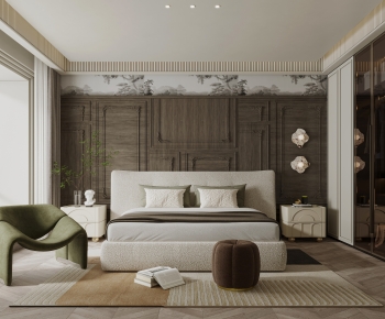 French Style Bedroom-ID:402075052