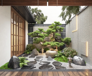 New Chinese Style Courtyard/landscape-ID:669564014