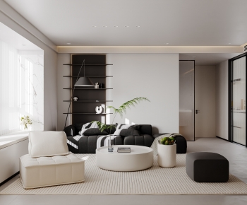 Modern A Living Room-ID:771034009
