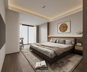 New Chinese Style Bedroom-ID:216844085