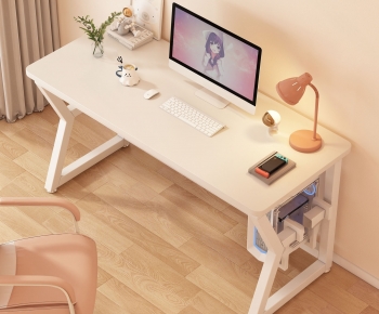 Modern Computer Desk And Chair-ID:778331042