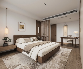 New Chinese Style Bedroom-ID:644138103
