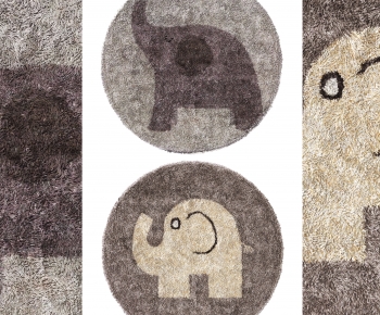 Modern Circular Carpet-ID:966972116