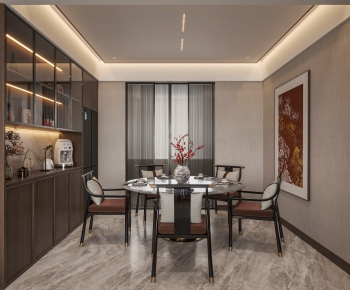 New Chinese Style Dining Room-ID:370109085