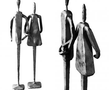 现代抽象人物雕塑摆件-ID:803822993