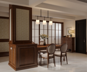 American Style Dining Room-ID:666313898
