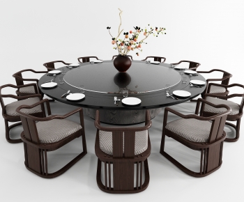 New Chinese Style Dining Table And Chairs-ID:285227069