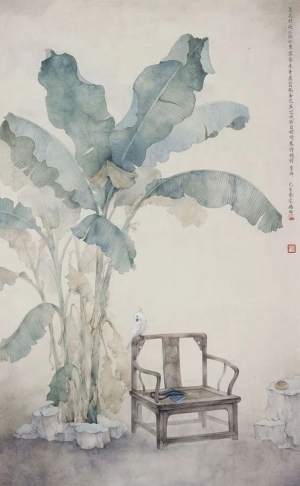 中式禅意装饰画-ID:5979011