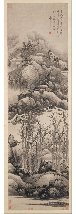 中式国画山水画-ID:5979040