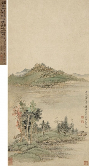 中式国画山水画-ID:5979071