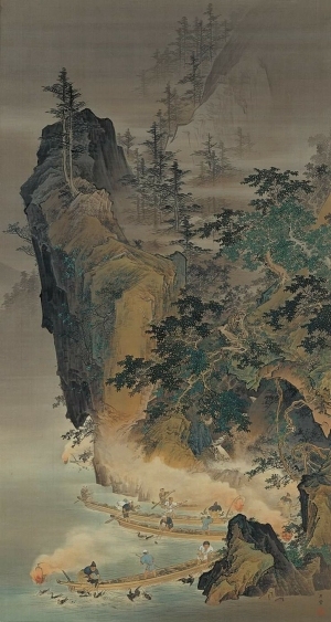 中式国画山水画-ID:5979078