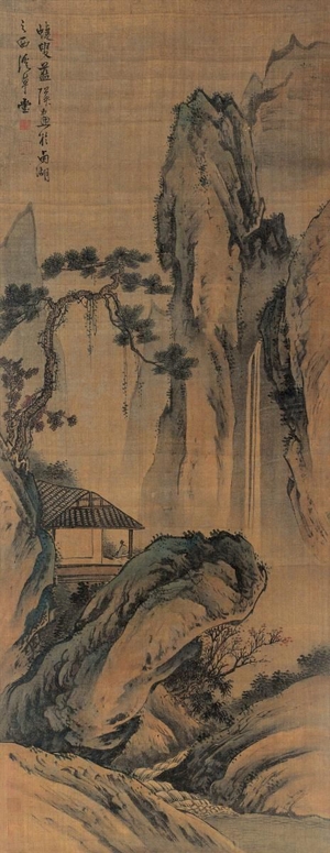 中式国画山水画-ID:647900107