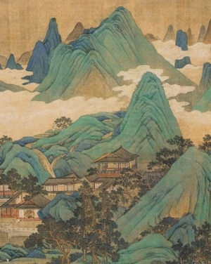 中式国画山水画-ID:5979133