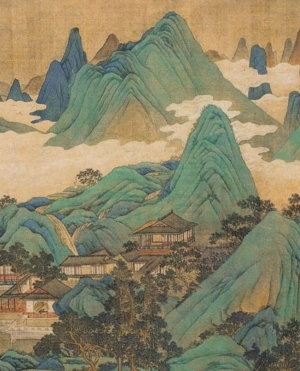 中式国画山水画-ID:5979143