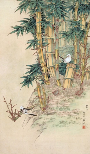 中式国画山水画-ID:297780046