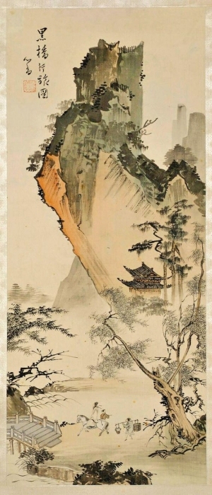 中式国画山水画-ID:5979164