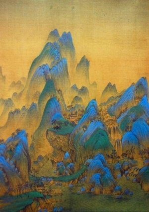 中式国画山水画-ID:5979171