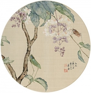 新中式花鸟装饰画-ID:5979174