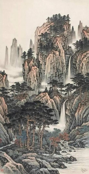 中式国画山水画-ID:5979182