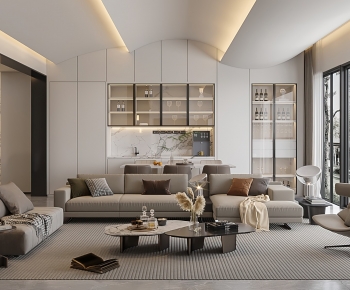Modern A Living Room-ID:475421919