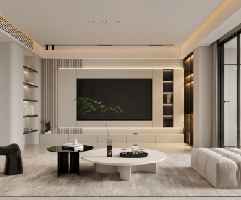 Modern A Living Room-ID:460127122