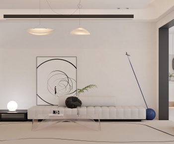 Modern A Living Room-ID:424544104