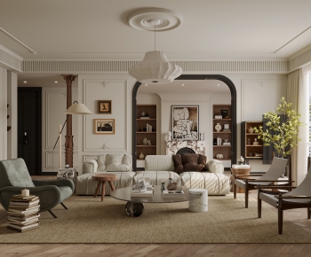 French Style A Living Room-ID:623569975
